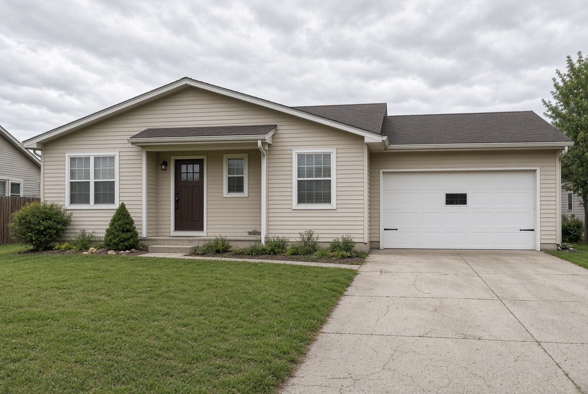 Exterior — before